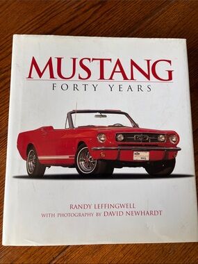 Mustang Forty Years Hardcover Book 2005 Edition. Fathers Day gift